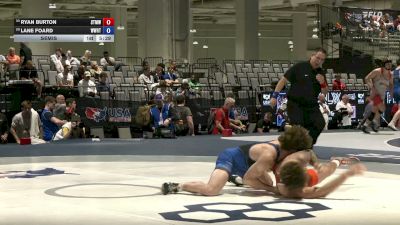 79 kg Semis - Ryan Burton, SERTC/ Titan Mercury Wrestling Club vs Lane Foard, Wyoming Wrestling Reg Training Ctr