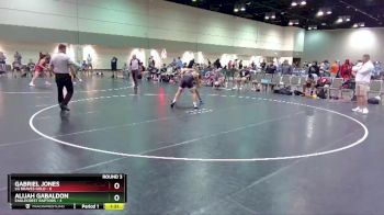 126 lbs Round 3 (16 Team) - Gabriel Jones, LG Braves Gold vs Alijah Gabaldon, Eaglecrest Raptors