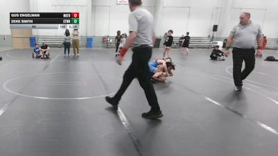 84 lbs Round 5 (8 Team) - Zeke Smith, CTWHALE Blue vs Gus Engelman, Mat Assassins Black