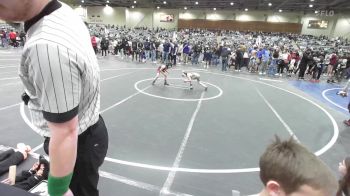 49 lbs Consi Of 8 #1 - Christian Poston, The Rock Of Redmond vs Xzavier Wobbe Hayward, West Valley Junior Eagles