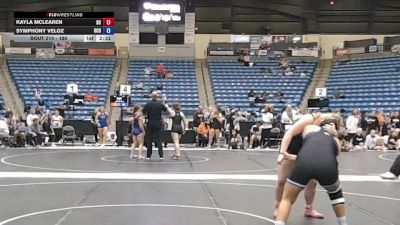 180 lbs Cons. Round 4 - Kayla Mclearen, Doane vs Symphony Veloz, Oklahoma City University
