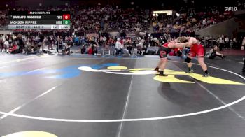 4A 215 lbs Champ. Round 1 - Carlito Ramirez, Payette vs Jackson Rippee, Gooding