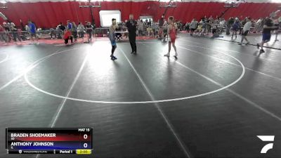 130 lbs Cons. Round 3 - Braden Shoemaker, SD vs Anthony Johnson, IL