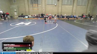 67 lbs Quarterfinal - Aiden Dolph, Logger Wrestling Club vs Hunter Amell, Orting Jr. Cardinals Wrestling