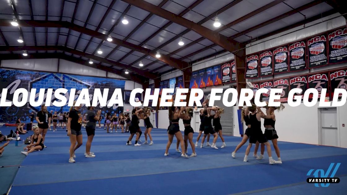 Summer Practice With Louisiana Cheer Force Gold!