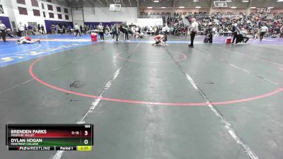165 lbs Champ. Round 1 - Brenden Parks, Missouri Valley vs Dylan Hogan, Montreat College