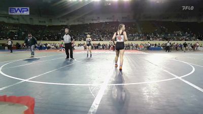 133 lbs Round Of 16 - Rosha Maxwell, Tahlequah Middle School vs Avery Smith, Tecumseh