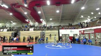 53-58 lbs Round 3 - Dawson Brown, Indian Creek WC vs Jace Anderson, Webo Youth WC