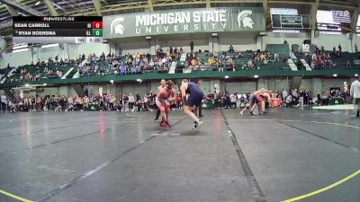285 lbs Champ. Round 2 - Sean Carroll, Northern Illinois vs Ryan Boersma, Illinois