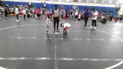 60/65 Cons. Round 1 - Victoria Smith, Mighty Warriors Wrestling Acad vs Logan Cox, Grizzlies Wrestling Club