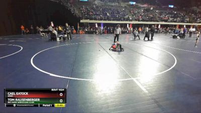 53 lbs Cons. Round 1 - Tom Rausenberger, Big Game Wrestling Club vs Cael Eatock, Iowa