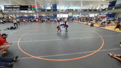 145 lbs 3rd Place Match - Nylasha Phillips, Unattached vs America Cabrera, Beat The Streets-Chicago