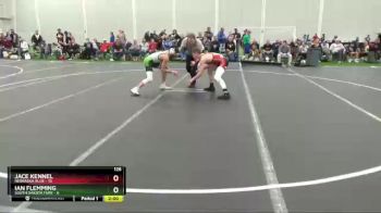 126 lbs Placement Matches (8 Team) - Jace Kennel, Nebraska Blue vs Ian Flemming, South Dakota Fury