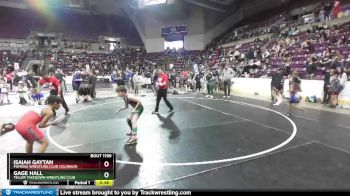 84 lbs 1st Place Match - Gage Hall, Teller Takedown Wrestling Club vs Isaiah Gaytan, Pomona Wrestling Club Colorado