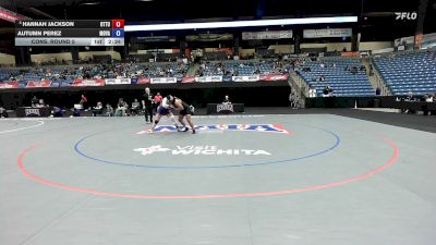 180 lbs Cons. Round 5 - Autumn Perez, Missouri Valley vs Hannah Jackson, Ottawa