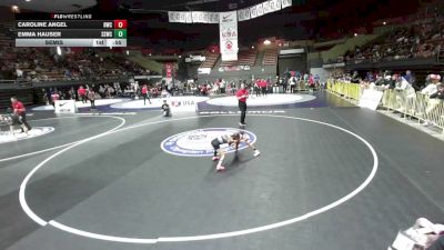 53 lbs Semis - Caroline Angel, Reign Wrestling Club vs Emma Hauser, Southwest Stallions Wrestling Club