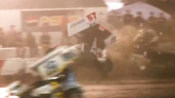 Kyle Larson Crashes Out Of The Lead Wednesday At Gold Cup