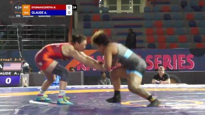 68 kg Bronze - Alexandria Glaude, USA vs Meerim Zhumanazarova, KGZ