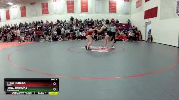 170 lbs Champ. Round 1 - Thea Rebeck, Field vs Jena Awawda, Strongsville