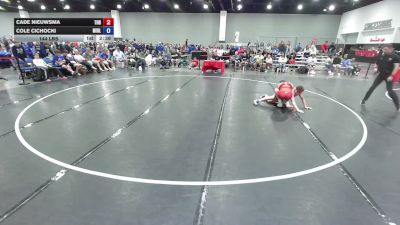 144 lbs Cade Nieuwsma, Team North Dakota vs Cole Cichocki, Team Michigan - Blue