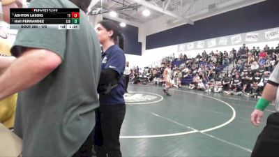 175 lbs 1st Place Match - Isai Fernandez, St. John Bosco vs Ashton Lassig, Temecula Valley