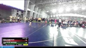 120 lbs 5th Place Match - Keva Kobeyashi, Mountain Crest vs Makynlee Watkins, Juab