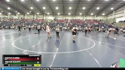 288 lbs Quarterfinal - Justus Flores, Roy vs Trevor Bulpitt, Lehi