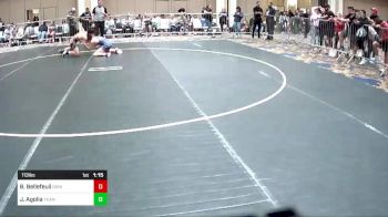 113 lbs Round Of 64 - Brody Bellefeuil, Grindhouse WC vs Jake Agolia, Team So-Cal WC