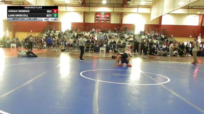 126 lbs Round Of 16 - Josiah Semedo, Milo vs Liam Driscoll, MetroWest United