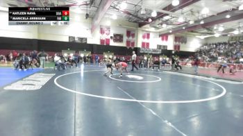 110 lbs Champ. Round 2 - Maricela Arreguin, Paramount vs Katleen Nava, Savanna