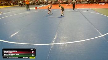 50 lbs Cons. Round 2 - Wyatt Milbeck, Pelican Rapids vs Brayden Holmes, Crosby Ironton