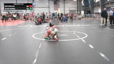 76 lbs Round 4 - 1:30pm Friday - Matthew Oh, Maryland GOLD vs Jaxon Sierra, All I See Is Gold
