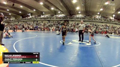 80 lbs Champ. Round 1 - Raylan Jennings, Lawson Youth Wrestling Club-AA vs Marley Ferguson, Fulton Wrestling Club-AA