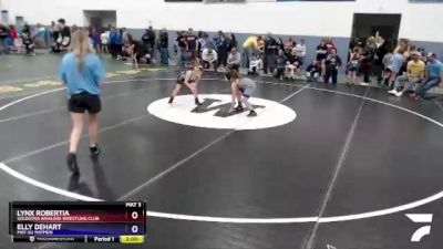 90 lbs Round 1 - Elly DeHart, Mat-Su Matmen vs Lynx Robertia, Soldotna Whalers Wrestling Club