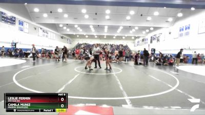 155 lbs Semifinal - Leslie Fermin, 5th Sun WC vs Camila Muniz, Madera Grapplers