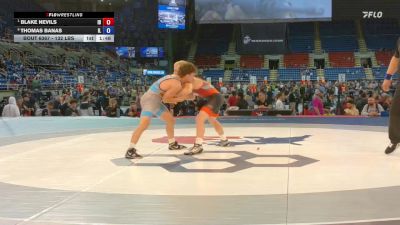 132 lbs Semis - Blake Nevils, ID vs Thomas Banas, IL