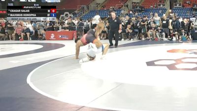 215 lbs Champ. Rd Of 16 - Ceasar Salas, Indiana vs Maximus Konopka, Connecticut