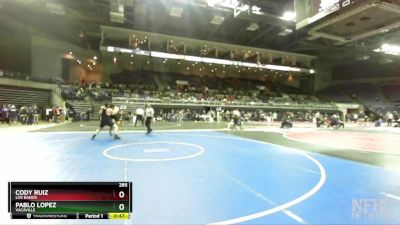 285 lbs Cons. Round 3 - Cody Ruiz, Los Banos vs Pablo Lopez, Vacaville