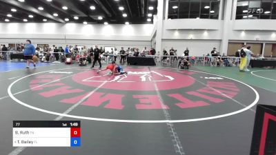 77 lbs C-semi - Blaine Ruth, Tennessee vs Tucker Bailey, Florida