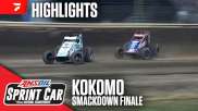 Highlights | 2024 USAC Sprint Car Smackdown Finale at Kokomo Speedway