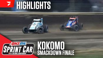 Highlights | 2024 USAC Sprint Car Smackdown Finale at Kokomo Speedway