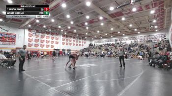 190 lbs Cons. Round 2 - Jason Forte, Elder vs Wyatt Harhay, Strongsville