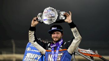 Justin Grant Reacts After His Fourth Kokomo USAC Sprint Car Smackdown Win