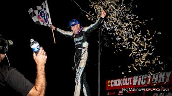 Landen Lewis Reacts After Scoring First CARS Tour Victory At Wake County