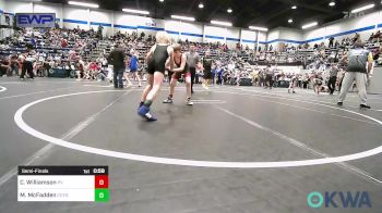 76 lbs Semifinal - Cale Williamson, Pauls Valley Panther Pinners vs Mike McFadden, CCYO