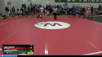 113 lbs Quarterfinal - Jack Carter, Huntsville vs Garrett Ritter, East Limestone