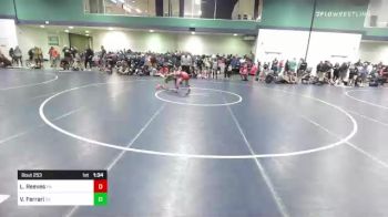 80 lbs Quarterfinal - Lucas Reeves, PA vs Vinny Ferrari, TX
