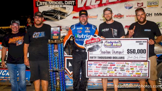 Jonathan Davenport Cashes In At Port Royal, But There's Work To Do