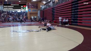 285 lbs Champ. Round 2 - Kaden Tidwell, Millikin vs Trace Goemaat, Simpson