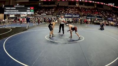 D 2 150 lbs Champ. Round 2 - Niko Battaglia, New Orleans Military & Maritime vs Enzo Lopez, St. Thomas More